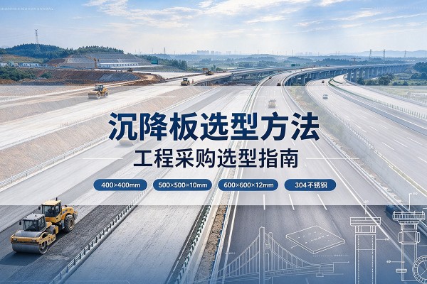 雨山沉降板选择方法