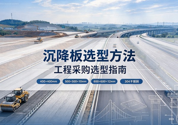 雨山沉降板选择方法